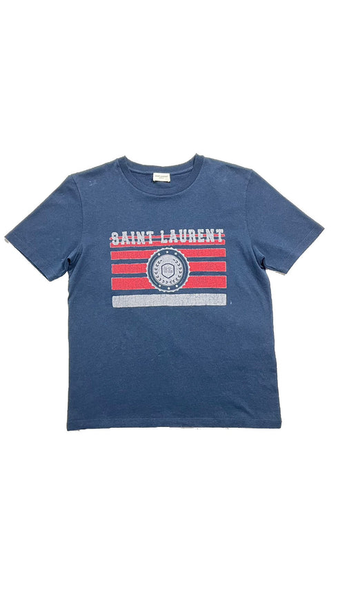 ロゴフラグプリントTシャツ